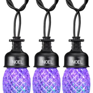GEMMY LIGHTSHOW 24 Count 23 ft C9 Luxe Sparkle Multicolor LED Christmas Lights $43.99
