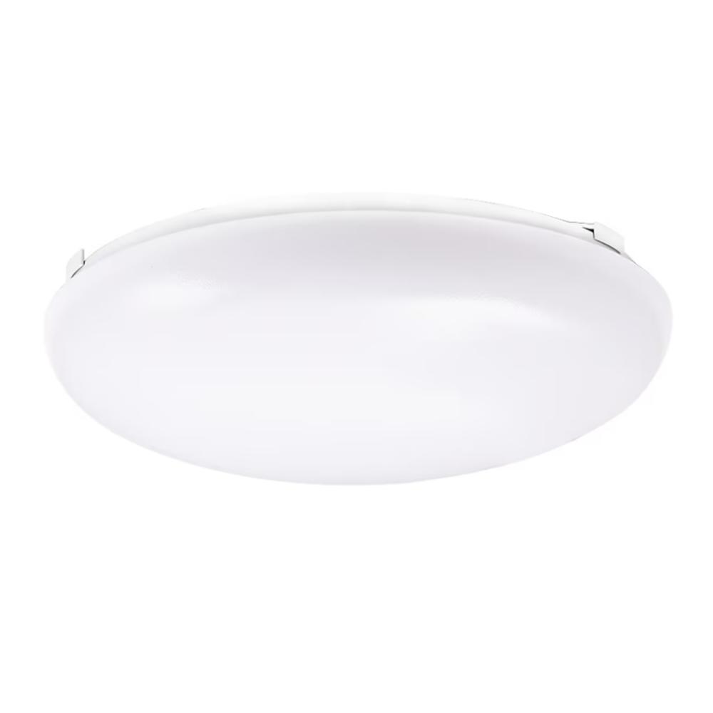 Utilitech 1-Light Matte White LED Flush Mount Light Item #3646995 # ...