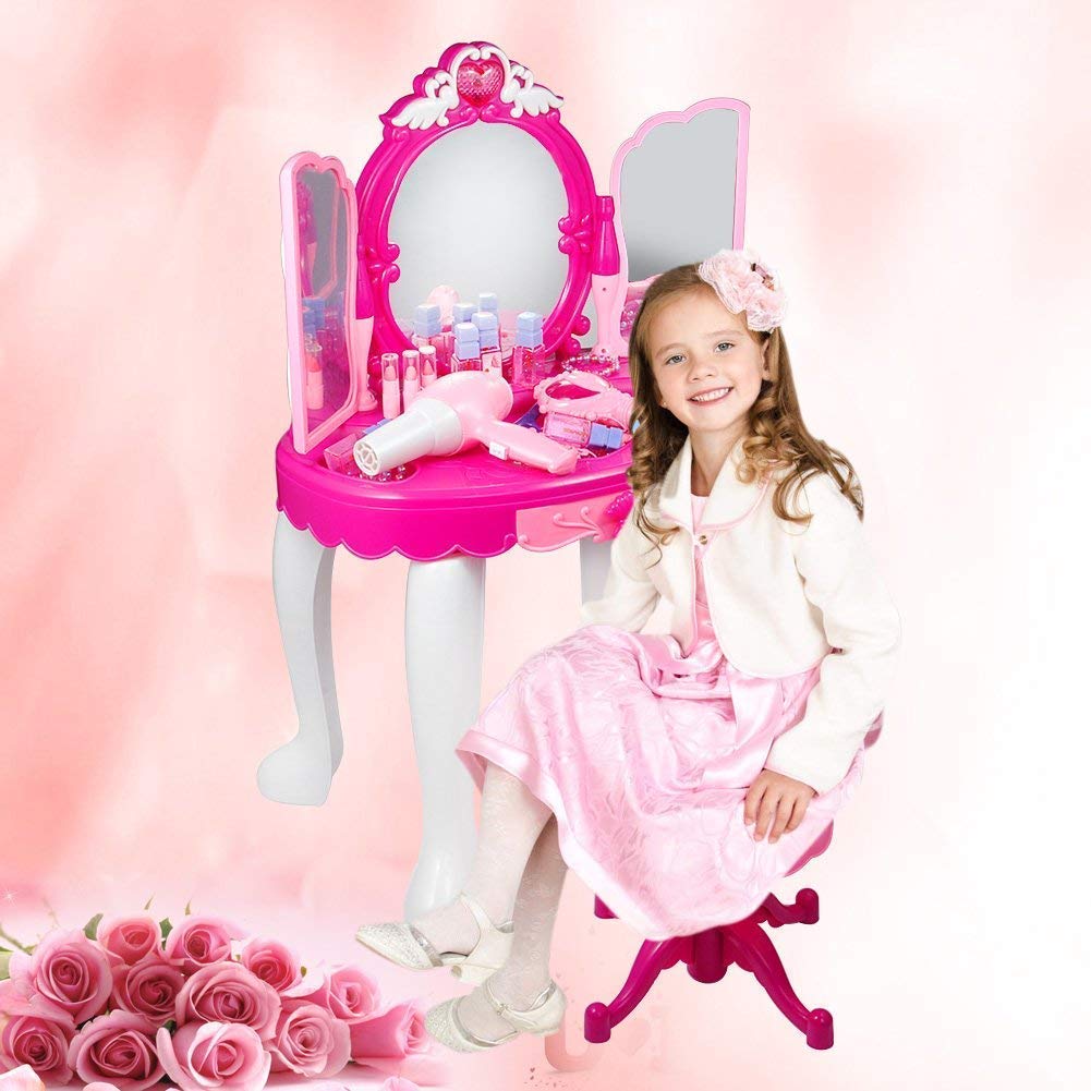 makeup vanity set for little girl