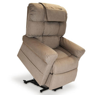 Wiselift Sleeper Lift Chair Truffle Enduralux Fabric