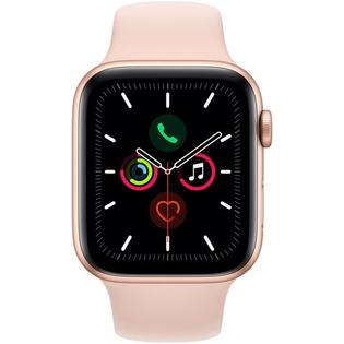 apple watch series 5 gold aluminum pink sand sport band