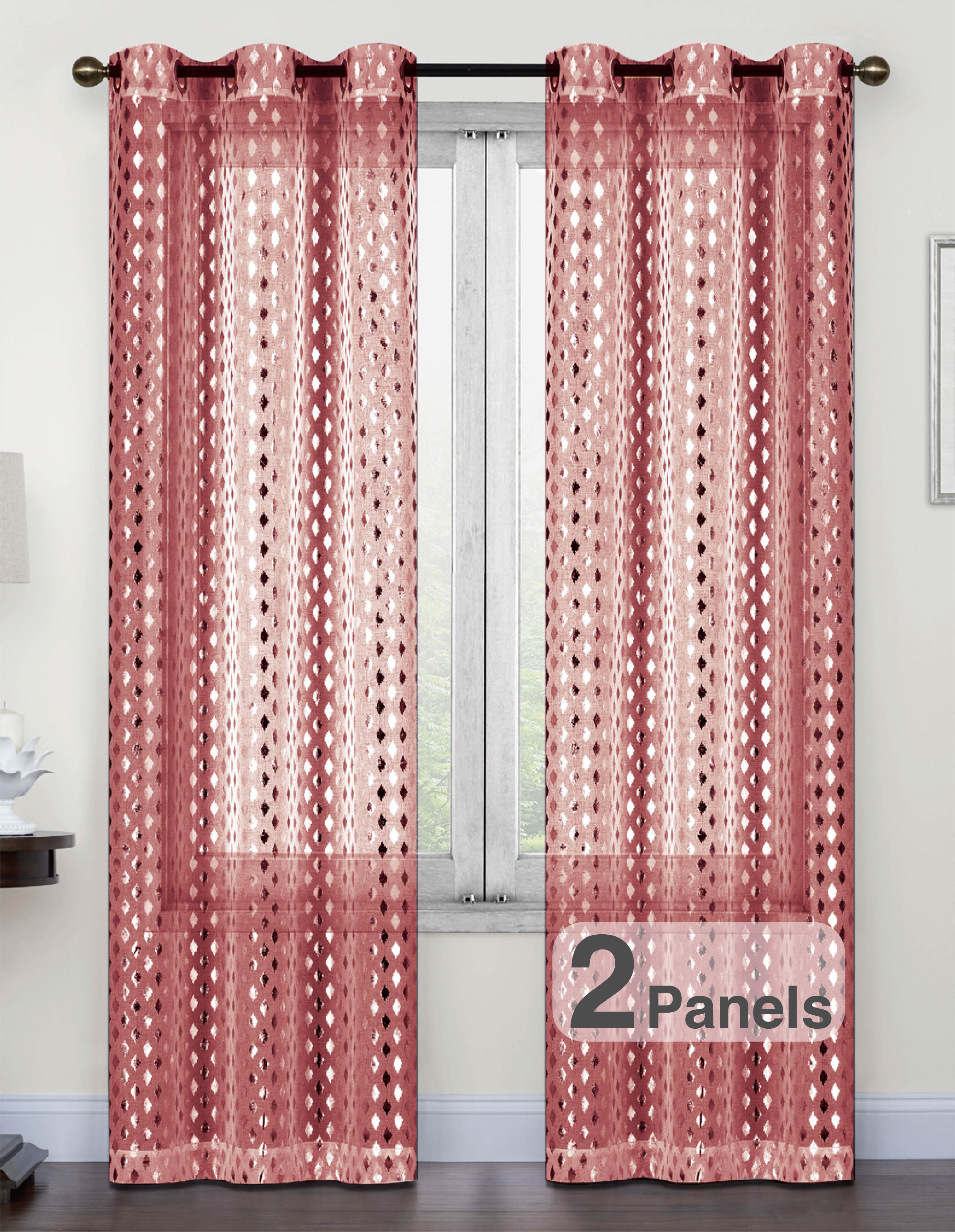 Red Drapes Panels 38 Inch Sears