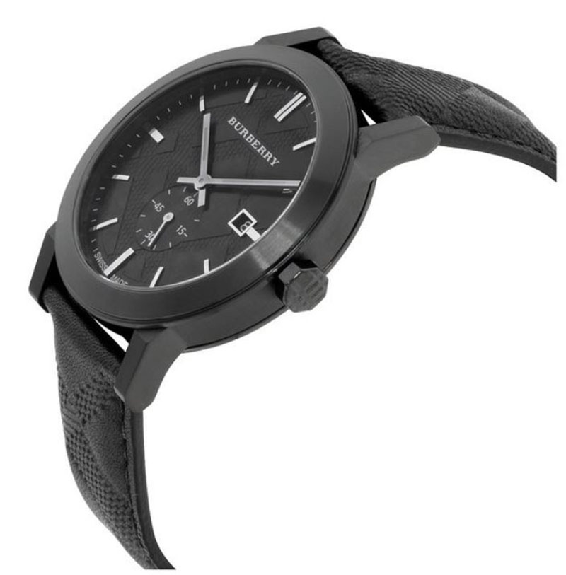 burberry mens watch black