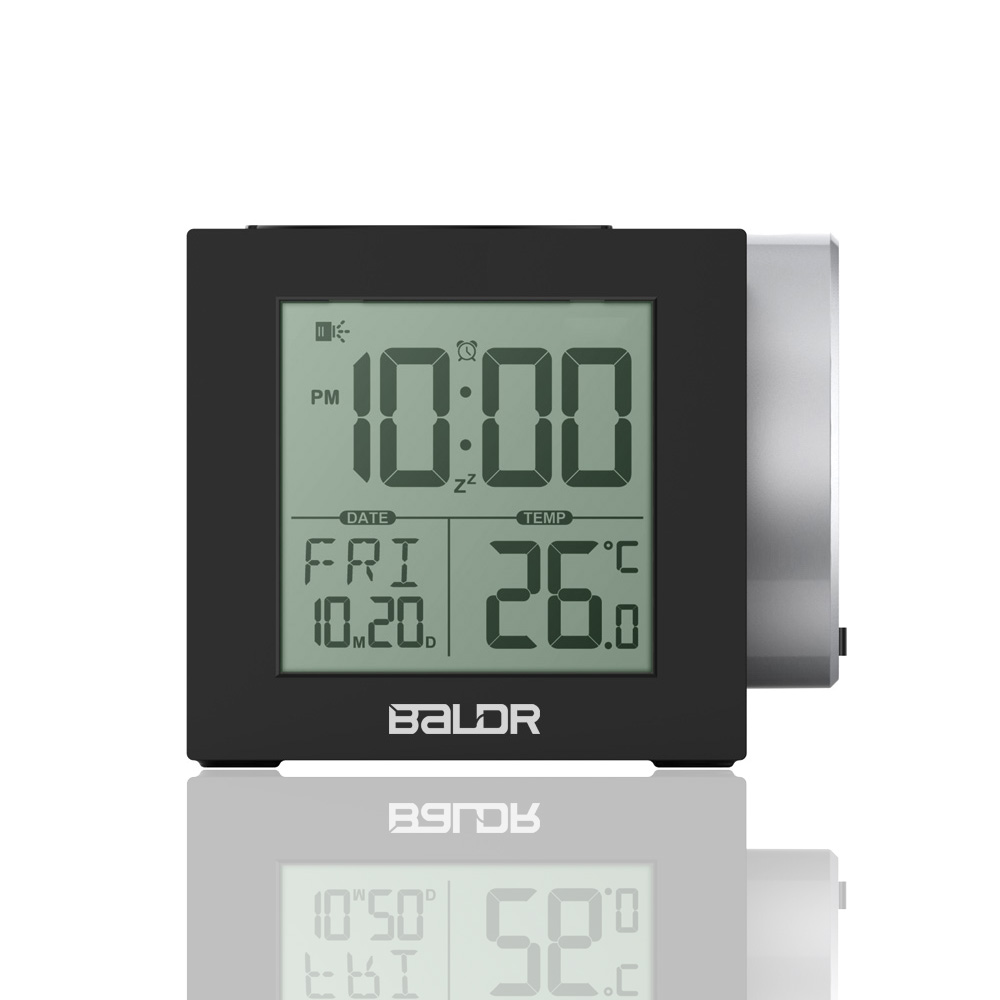 BALDR Projection Clock, Digital Alarm Clock with Snooze, Ceiling