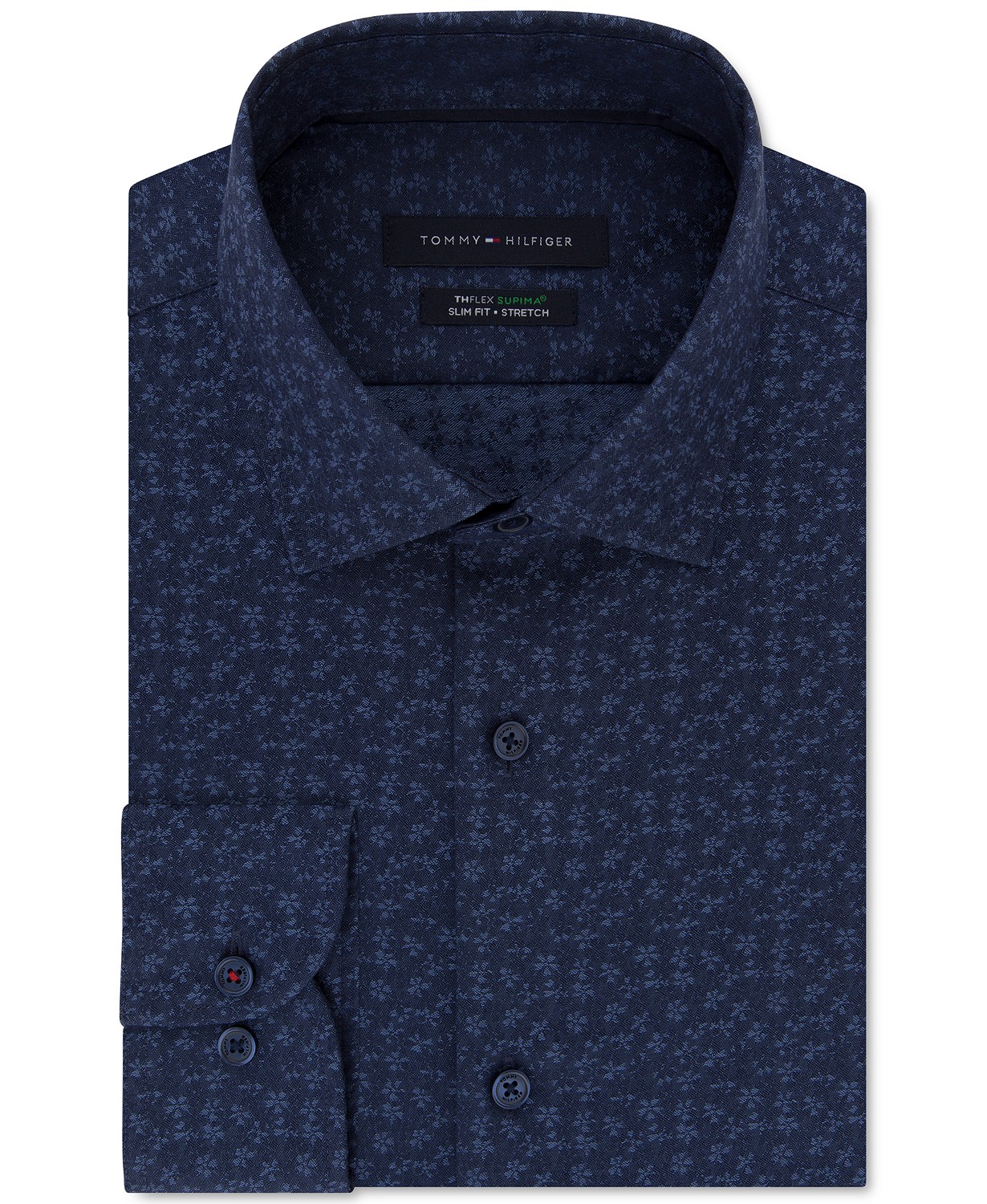 tommy hilfiger th flex supima dress shirt