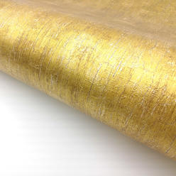 RoyalWallSkins Gold Metallic Glitter Shinny Peel and Stick Wallpaper Embossed Interior film Self Adhesive 2 ft x 6.56 ft