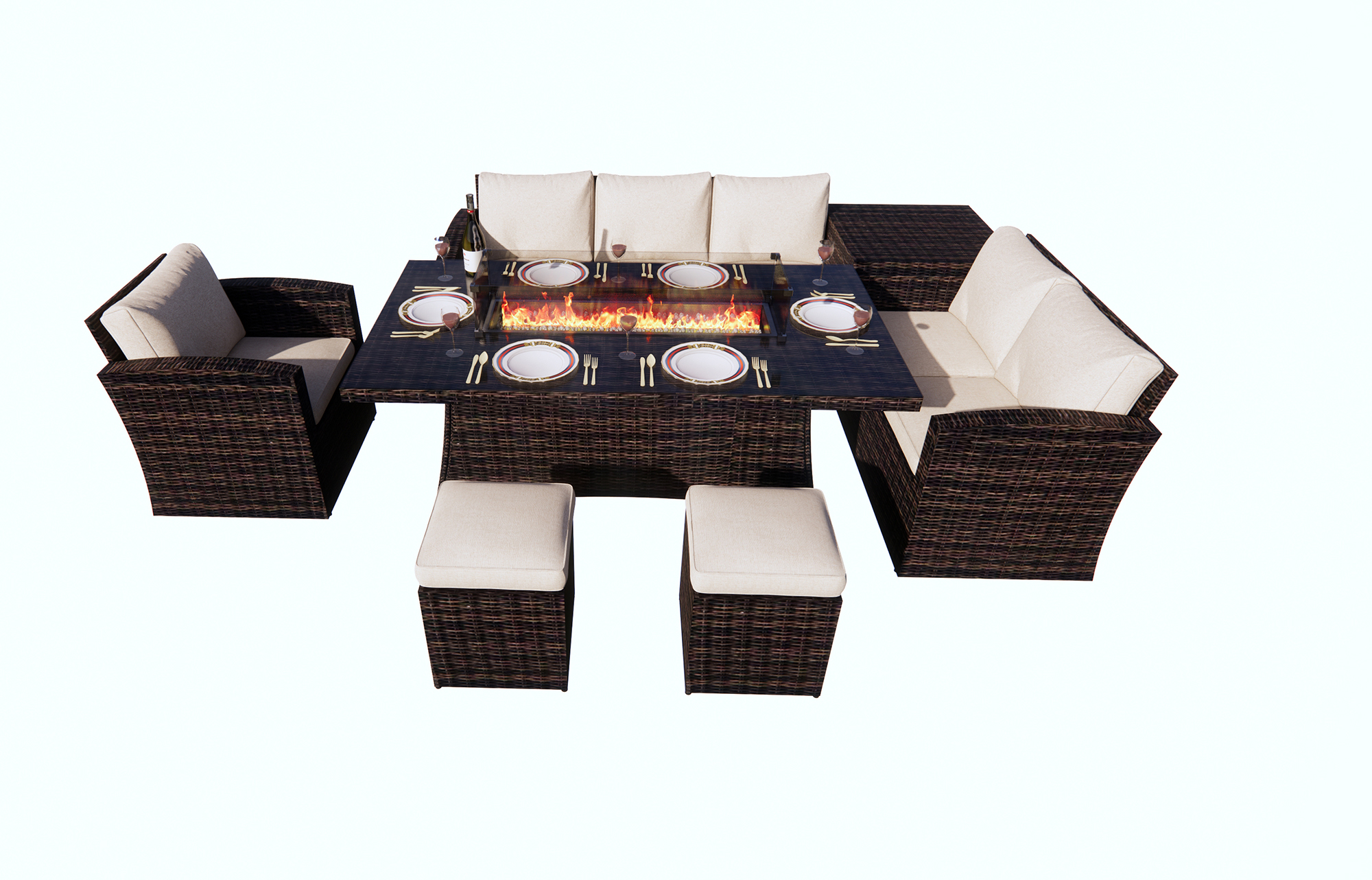 Moda Furnishings Pag 2403b Br Fire Pit, Kmart Fire Pit Clearance