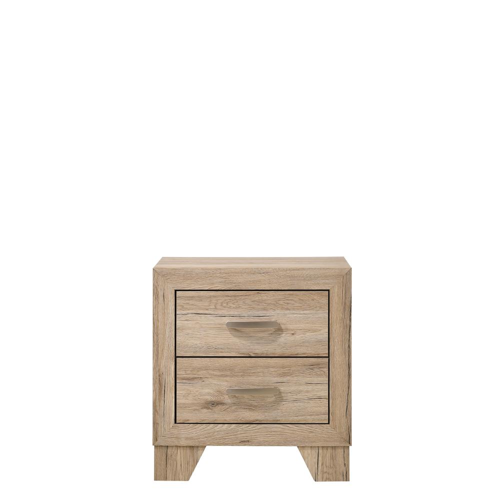 Moda Furnishings Miquell Nightstand, Natural