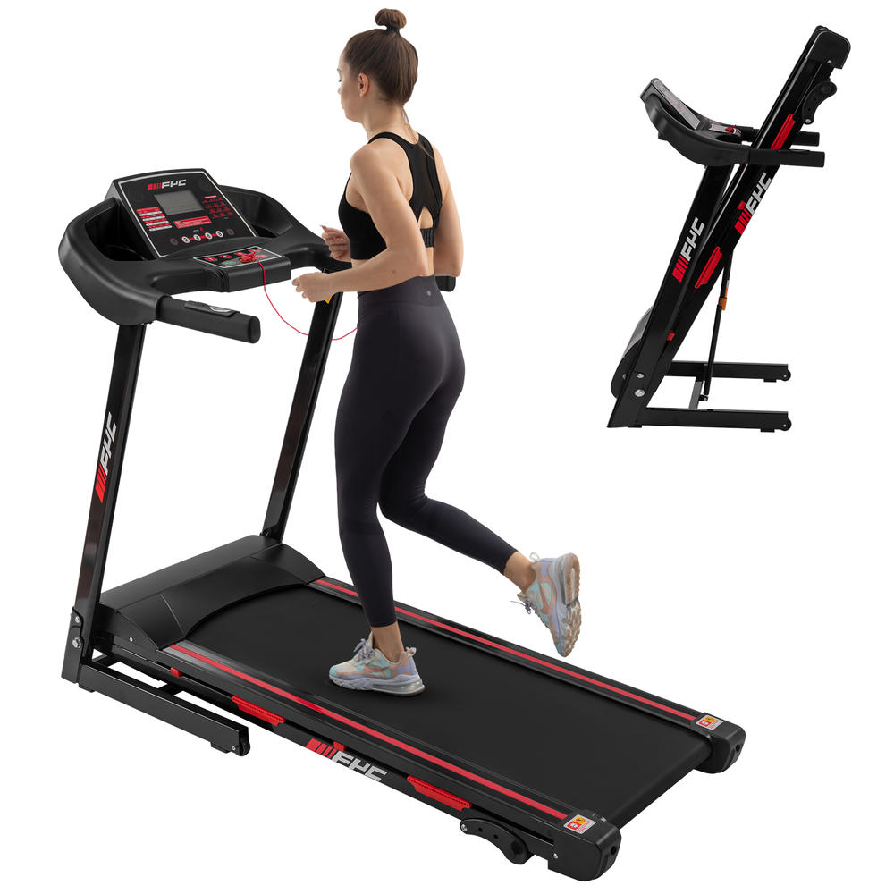 Moda Furnishings 3.5HP 330lbs Weight Capacity Folding Treadmill 16KM/H Running Fitness Machine