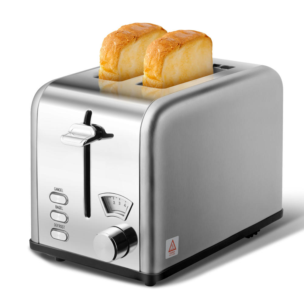Moda Furnishings Sliver 2-Slice Toaster with 1.5 inch Wide Slot