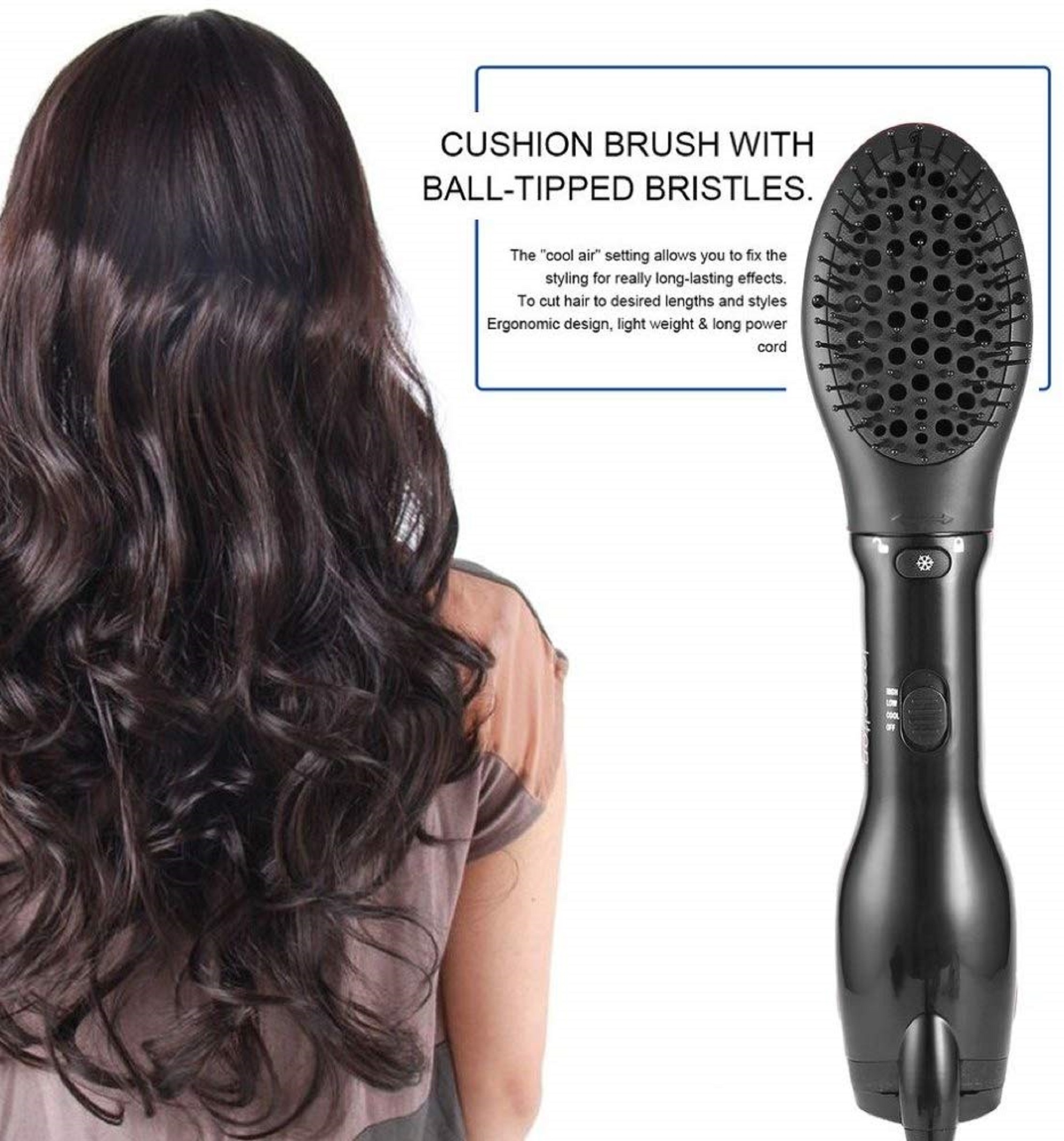straightener brush kmart