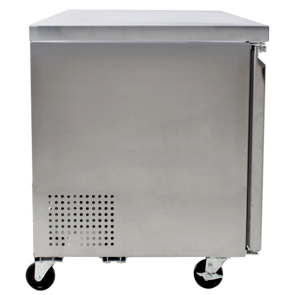 Cooler Depot 27 in. W 6.3 cu. ft. Commercial Under Counter Refrigerator in Stainless Steel
