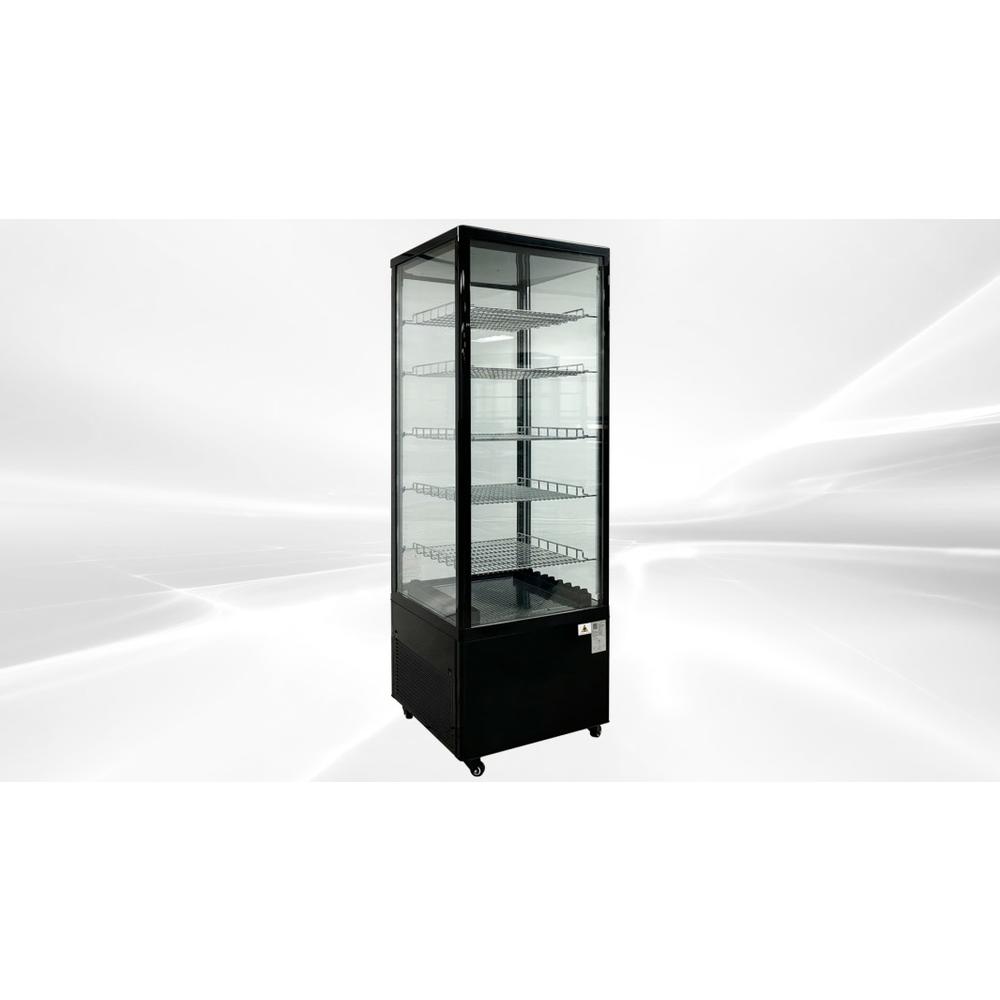 Cooler Depot 17.7 Cu.Ft NSF 4 Side Glass Merchandiser Refrigerator LED Lighting RT-500L