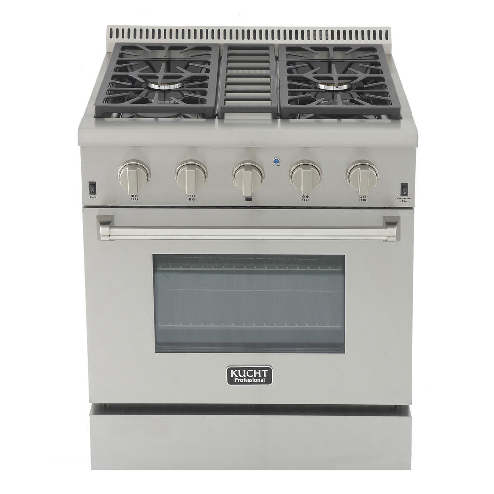 KUCHT Professional 30 in. 4.2 cu. ft. Natural Gas with Classic Silver Knobs