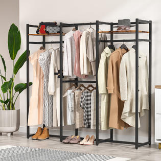 Free standing clothes rack heavy online duty