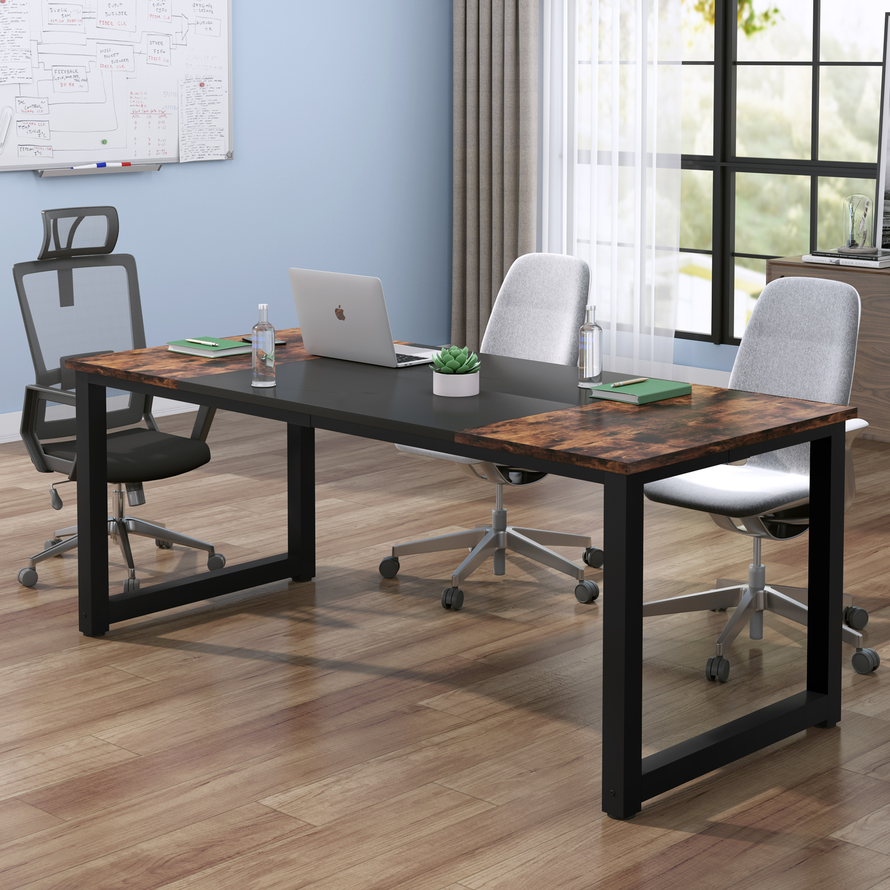 TribeSigns Tribesigns Modern Computer Desk, 70 inch Large Office Desk