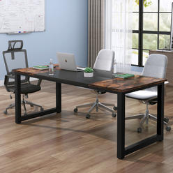 Tribesigns Modern Computer Desk, 70 inch Large Office Desk Computer Table Study Writing Desk Workstation for Home Office