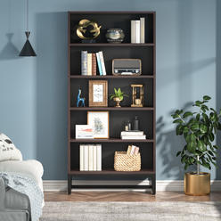 Tribesigns 70.8? Large Bookcases Organizer with 5-Tier Storage Shelves