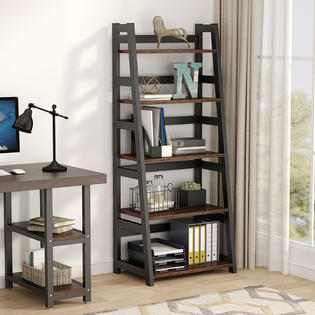 TribeSigns Tribesigns 5Tier Bookshelf Industrial Bookcase