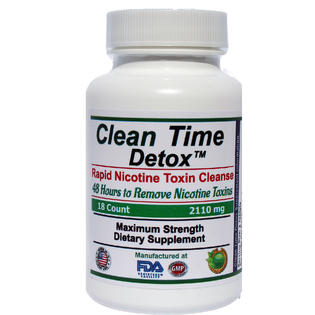 Clean Time Nicotine Detox 48 Hours To Cleanse Formula Our nicotine cleanse is one of our permanent cleansing products. sears