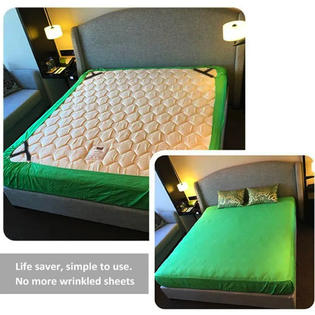 Christmasgiftbuy Bed Sheet Holder Straps Adjustable Bed Sheet Fastener And 3 Way Mattress Cover Holder Fasteners The Triangle Bed Sheet Keeper W