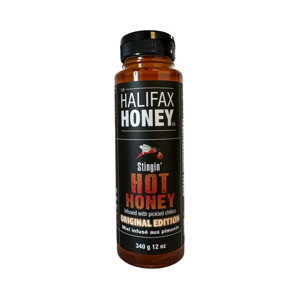 The Halifax Honey Co. Stingin' Hot Honey - Original, Unpasteurized Honey Infused With Pickled Chillies, 12 oz