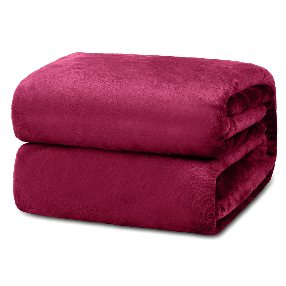 Hannah Linen Soft Plush Fluffy Fleece Blankets for bed, Fleece Throw