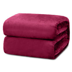Hannah Linen Soft Plush Fluffy Fleece Blankets for bed, Fleece Throw, Blanket, Throw King, Queen, Full, Twin Travel Throw