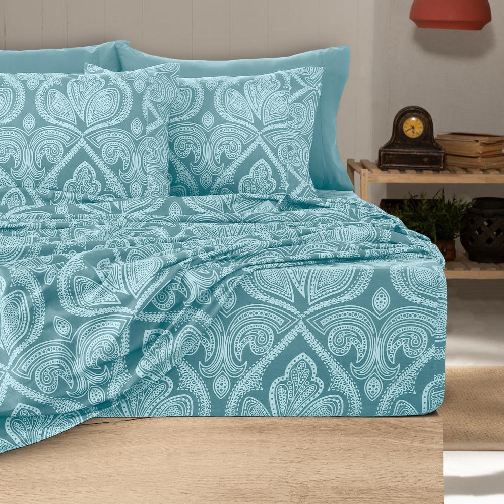 Lux Decor Collection Paisley Sheet Set - Luxury 4 and 6 Piece Soft ...