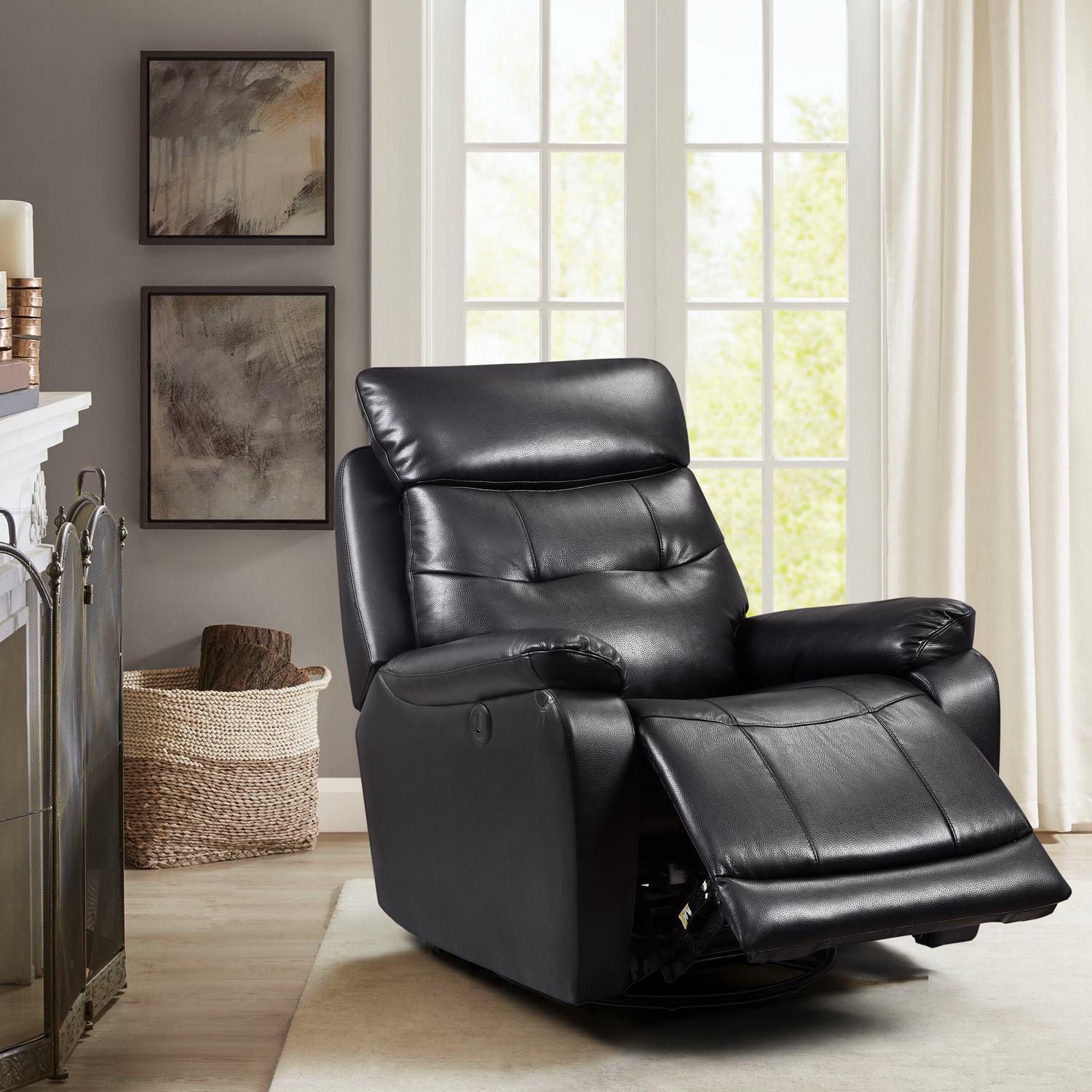 Rocking Swivel Glider Recliner Chair Ottoman From Kmart Com