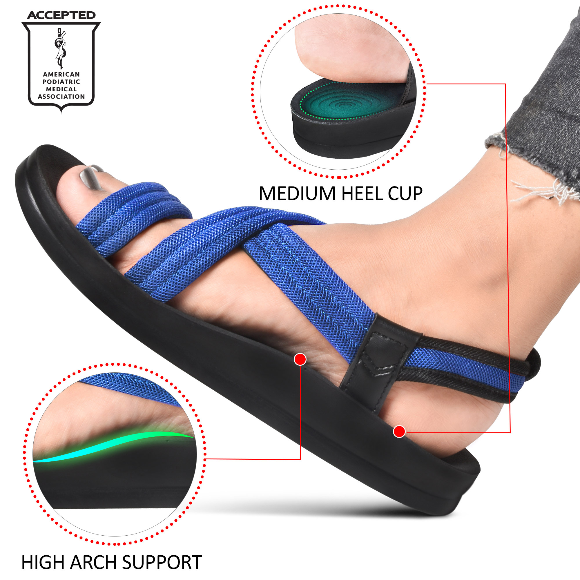 velcro arch support