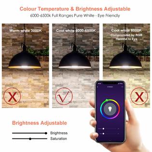 Avatar Controls Smart Wifi LED Light Bulb Dimmable Work ...