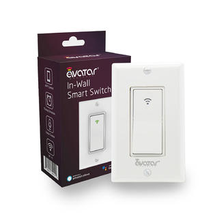 Avatar Controls Smart Wifi Light Switch Alexa Google Home Compatible Light Switch Timer Easy In Wall Install And Fireproof
