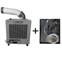 Equator Advanced Appliances 7000 BTU Outdoor Portable Air Conditioner + Drip Pan Kit