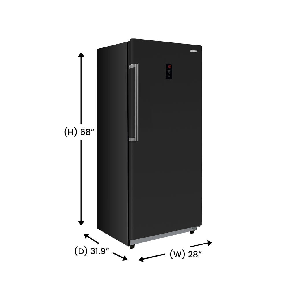 Conserv 17  cu.ft. Convertible Upright Freezer/Refrigerator Garage Ready in Black