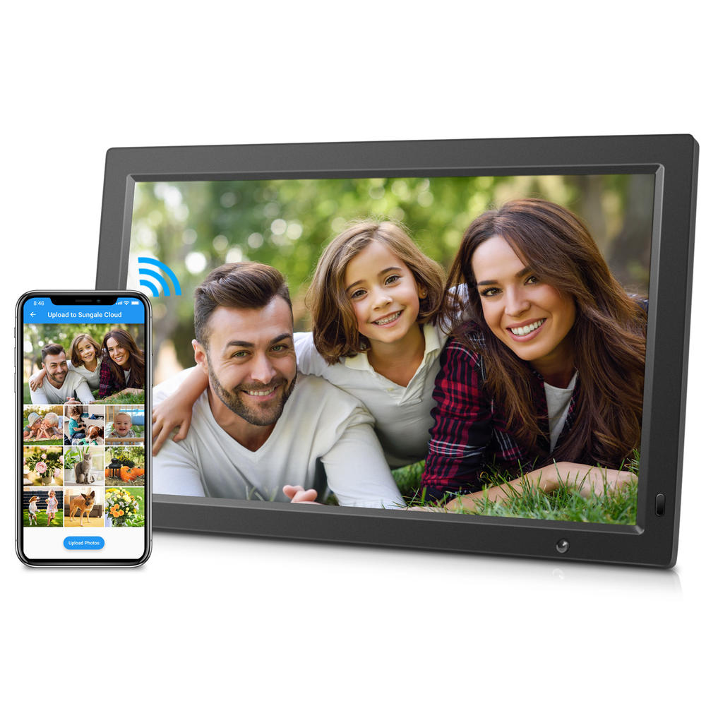 Sungale 19” Wi-Fi Cloud Frame with Full HD Display, App & Web Portal to Send Photos Remotely, Internal & Free Cloud Storage