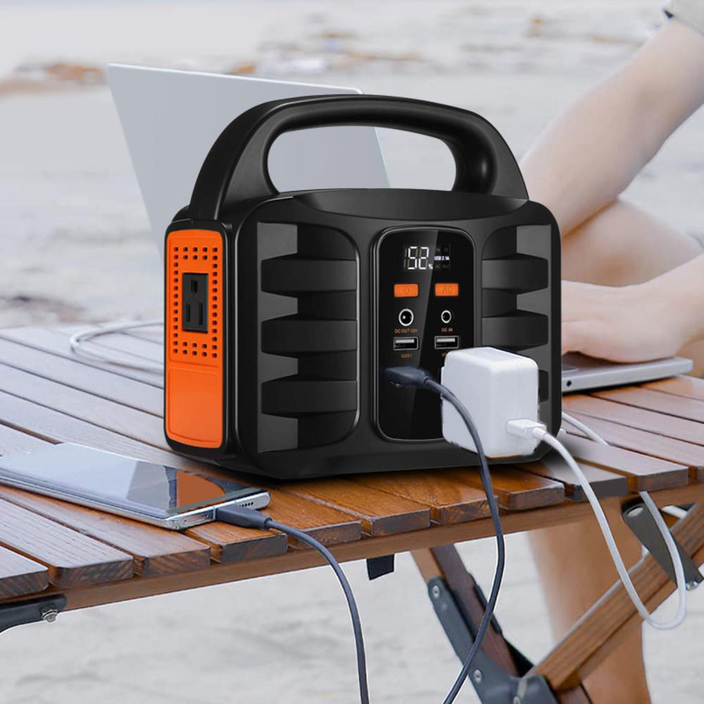 ALPHA DIGITAL Portable Power Station, 155 Wh/42000 mAh, Rechargeable Emergency Backup Lithium Battery with 110V/100W AC Outlet, 12V DC Output,
