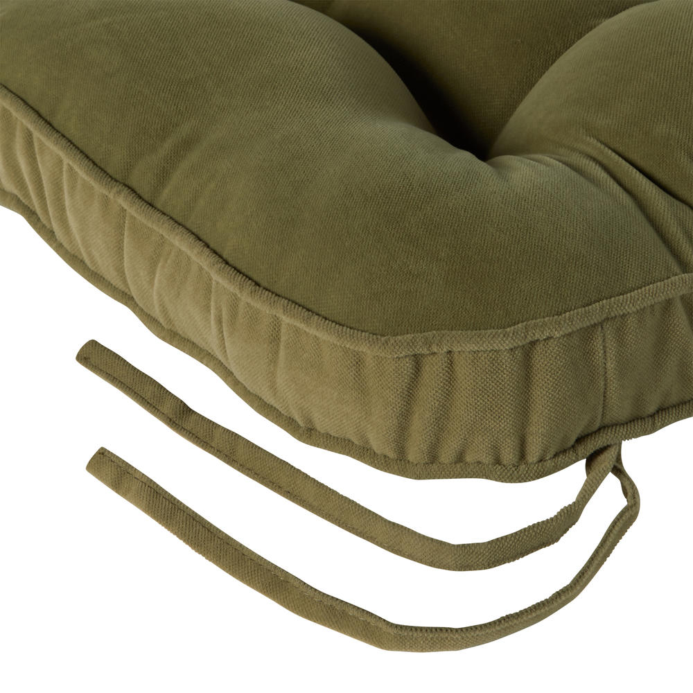 Greendale Home Fashions Standard Rocking Chair Cushion - Hyatt fabric -  Moss
