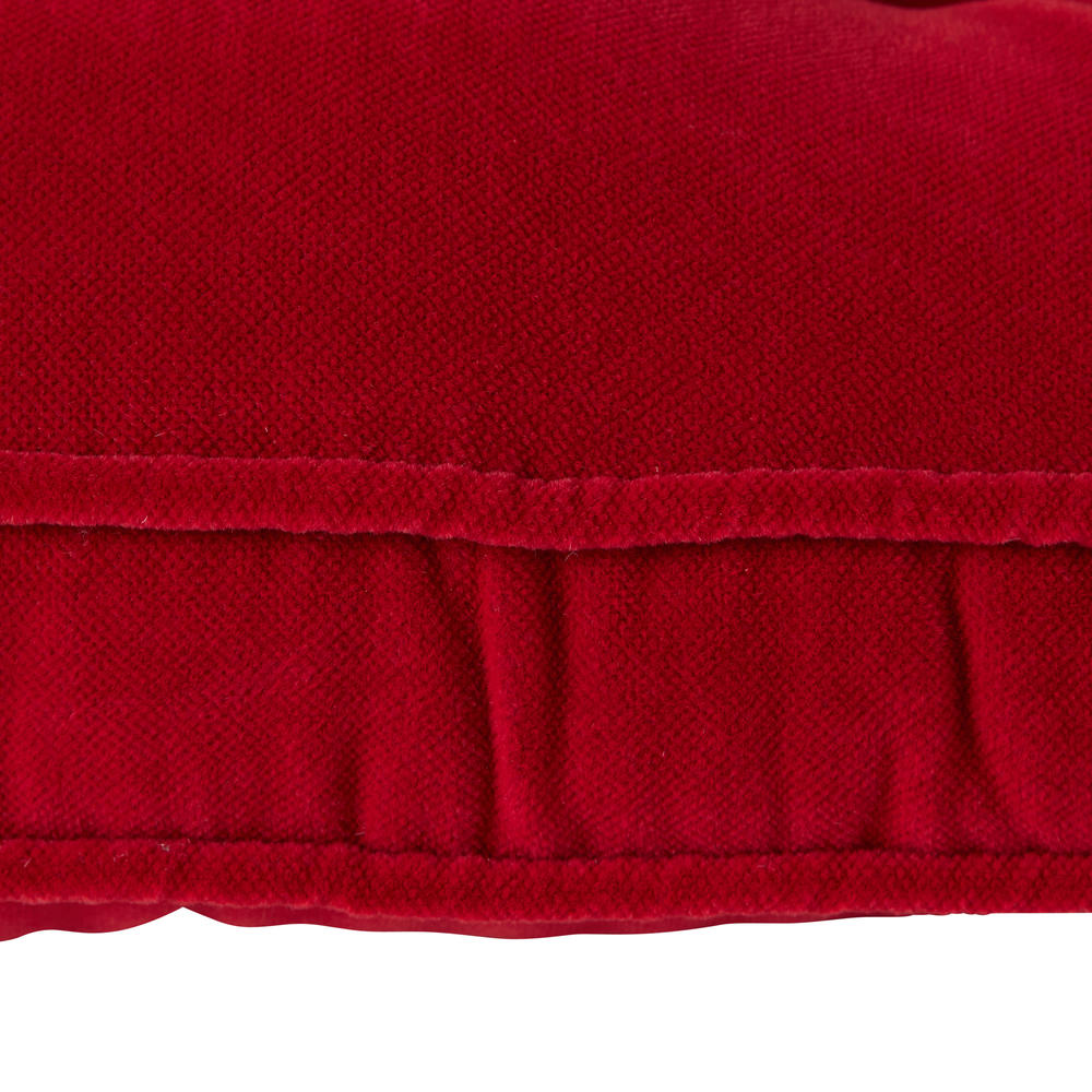 Greendale Home Fashions Standard Rocking Chair Cushion - Hyatt fabric -  Scarlet