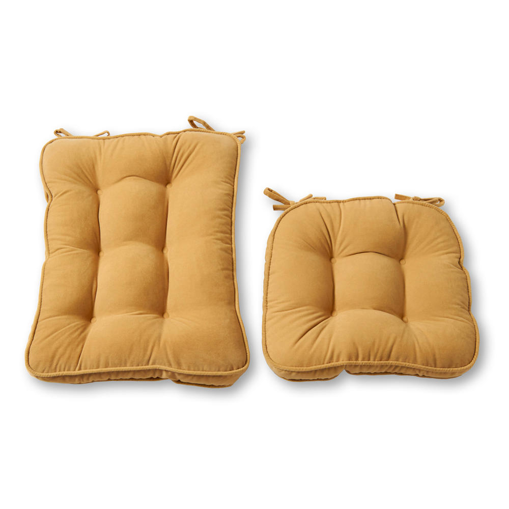 Greendale Home Fashions Standard Rocking Chair Cushion - Hyatt fabric -  Cream