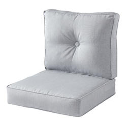 Greendale Home Fashions Outdoor Deep Seat Sunbrella Fabric Cushion Set, Granite
