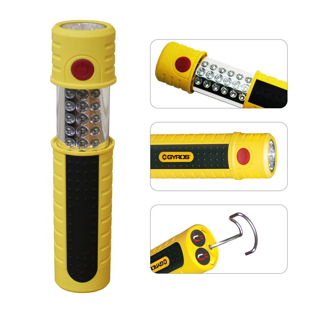 Gyros MAGNALite Retrax2 Portable 33 LED Rechargeable Handheld Work Light | 58-23337