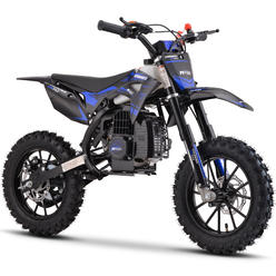 MotoTec MT-Thunder-50cc-Blue Thunder 50CC 2-Stroke Kids Gas Dirt Bike&#44; Blue