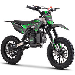 MotoTec MT-Thunder-50cc-Green Thunder 50CC 2-Stroke Kids Gas Dirt Bike&#44; Green