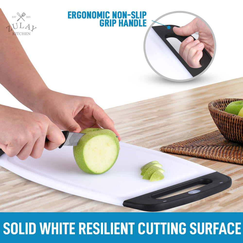 Zulay Kitchen 3-Piece Cutting Board Set