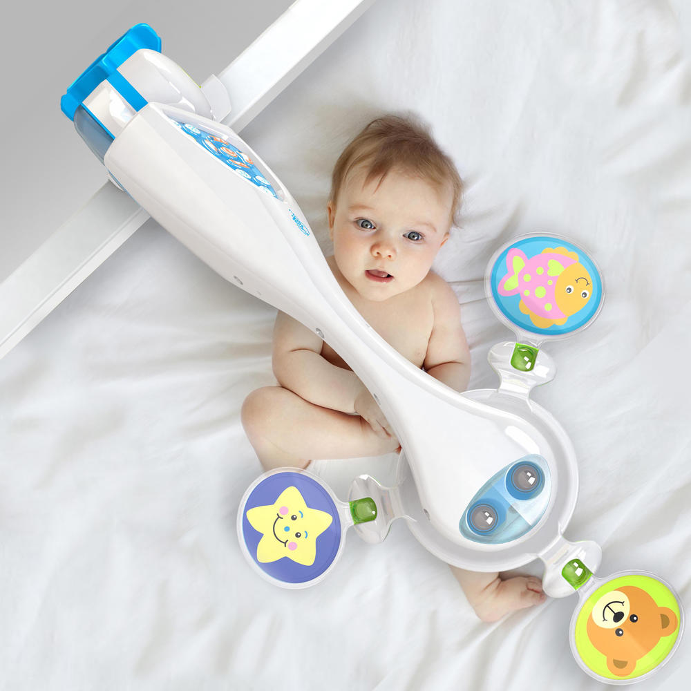 Nurture Smart - Baby Crib Mobile & Projector, Multiple Sound Options, Baby Crib Toys, Vision and Brain Development