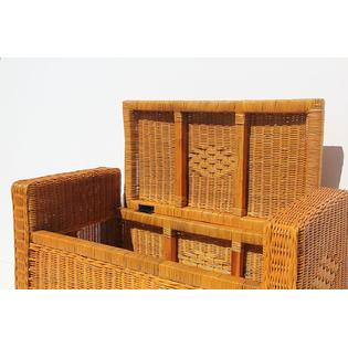 SK New Interiors Bruno Rattan Wicker Chest 32