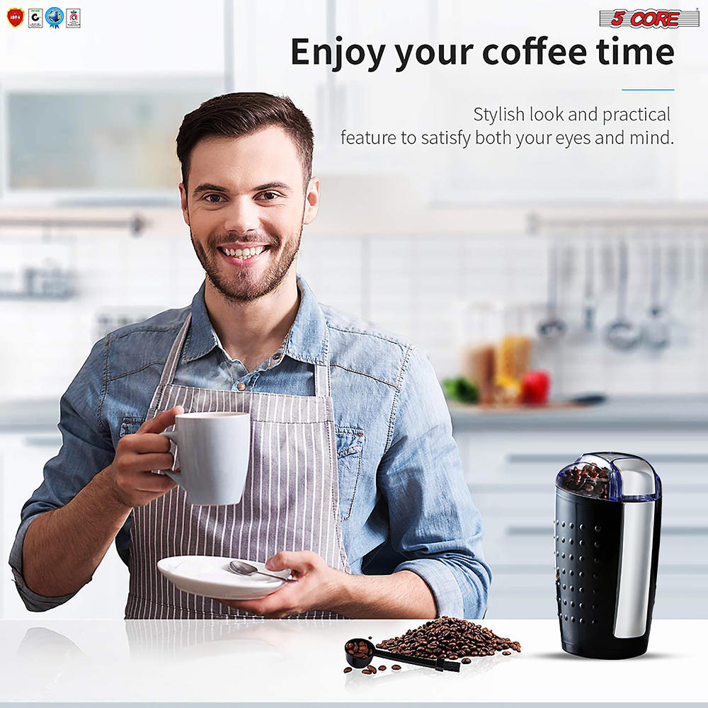 5 Core 5Core 150W Powerful Electric Coffee Grinder Bean Nut Seed Spice Crusher Blender