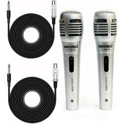5 Core Dynamic Microphone Cardioid Microphone Unidirectional Handheld Mic Xlr Karaoke Microphone Singing PM-66K 1 Pair