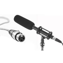 5 Core Shotgun Microphone, With Cardioid Directional Pattern, XLR Connector, for Video/Audio Recording for Camcorders- IM 321